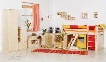 D707 Stůl výsuvný-pod zvýšené jednolůžko