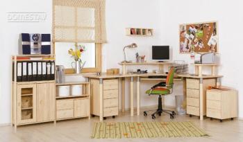 D711 Kontejner 4-zásuvkový+kolečka