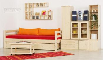 D413 skříň 2-dvířková-sklo