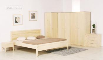 D508 skříň rohová šatní s dveřmi