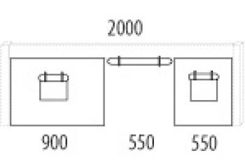 D203 Textílie 1-k zvýšenému jednolůžku