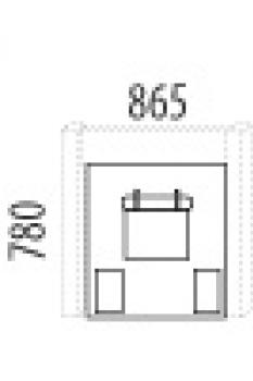 D204 Textílie 2-k zvýšenému jednolůžku