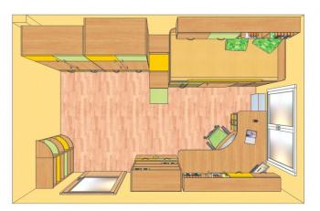 Dětský pokoj z lamina č.102