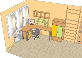 Dětský pokoj z lamina č.103