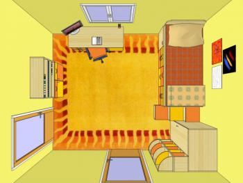 Dětský pokoj z lamina č.106