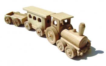 DŘEVĚNÝ Osobí vlak VL 90