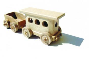 DŘEVĚNÝ Osobní vagón + uhlák VL93