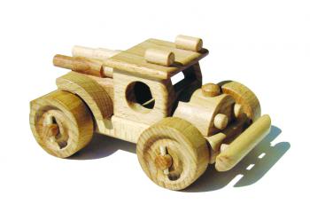 DŘEVĚNÉ Terénní auto I.  BU 83