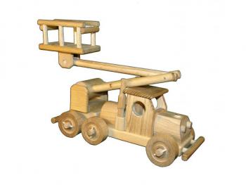 DŘEVĚNÉ Auto s plošinou TSV 80