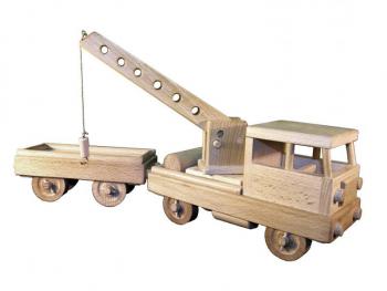 DŘEVĚNÁ Drezína s vagónem VL97