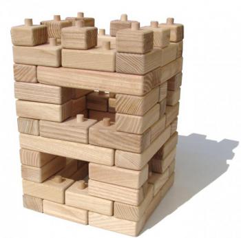 DŘEVĚNÉ KOSTKY Věž opevnění STV 60